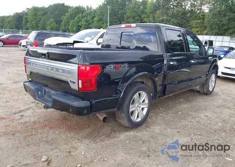 2018 Ford F-150 Platinum z USA, uszkodzony, nr VIN 1FTFW1E12JFD73099